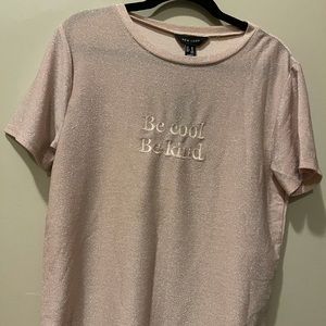 New Look Be Cool Be Kind Metallic Slogan
